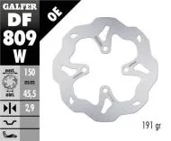 Πίσω δίσκος φρένων Galfer WAVE FIXED 150x2,9mm DF809W