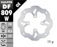 Заден спирачен диск Galfer WAVE FIXED 150x2,9mm DF809W