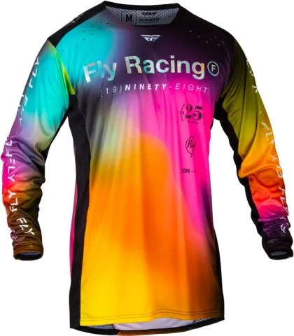 Мотокрос блуза FLY RACING Lite Legacy L.E.- Fuschia/Electric Blue/Hi-Vis