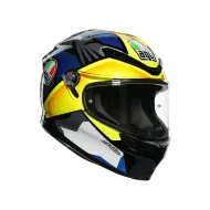 КАСКА AGV K-6 S JOAN BLACK/BLUE/YELLOW