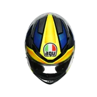 КАСКА AGV K-6 S JOAN BLACK/BLUE/YELLOW