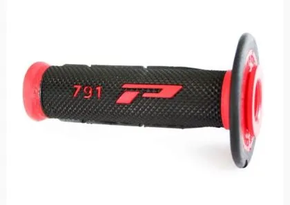 Motocross grips PROGRIP Double Density RED/BLACK