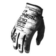 Motocross gloves O'NEAL MAYHEM SCARZ BLACK/WHITE V.24