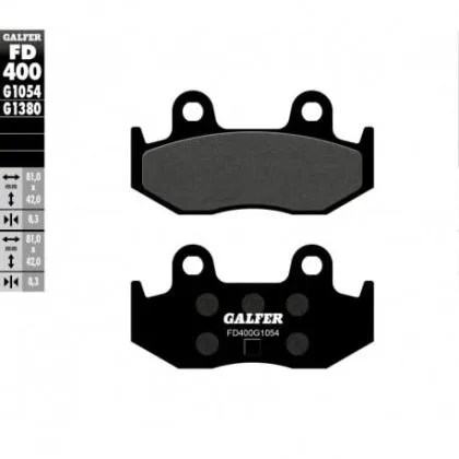 Rear Moto Pads Galfer SEMI METAL FD400G1054