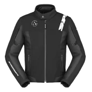 Textile motorcycle jacket SPIDI CORSA TEX BLACK/WHITE