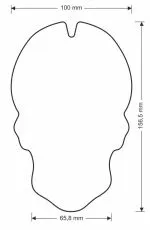Προστατευτικό τανκ CGSKULL3P/3458