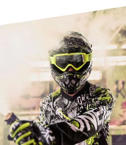 Πουκάμισο μοτοκρός O'NEAL ELEMENT ATTACK BLACK/HI-VIZ 2020