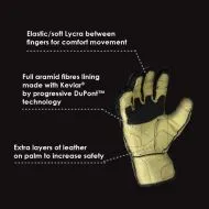 Motorcycle gloves TRILOBITE 1840 PARADO BLACK