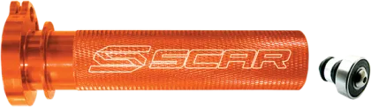 Aluminum gas bracket with SCAR bearing for KTM/HUSQVARNA ORANGE