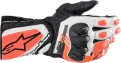 КОЖЕНИ РЪКАВИЦИ ALPINESTARS SP-8 V3 BLACK/WHITE/RED FLUO