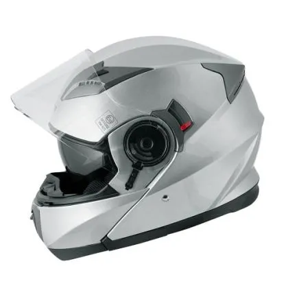 Ανοιγόμενο κράνος A-PRO LANCER SILVER