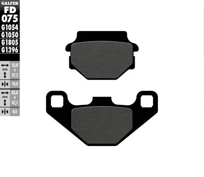 Galfer SCOOTER Εμπρός/πίσω Moto Pads FD075G1050