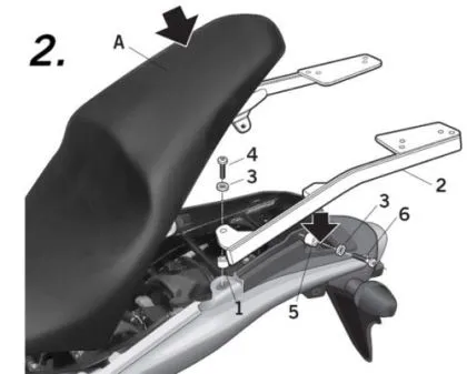 SHAD H0HR67ST Case Mounting Kit