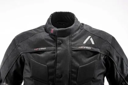 Textile motorcycle jacket ADRENALINE PYRAMID 2.0 BLACK