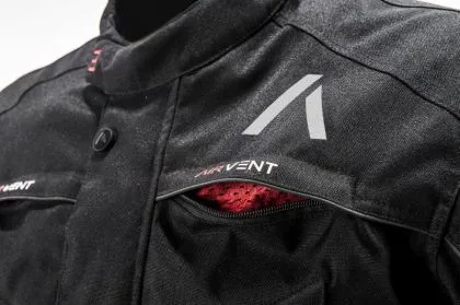 Textile motorcycle jacket ADRENALINE PYRAMID 2.0 BLACK