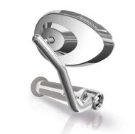 Motorcycle mirrors BARRACUDA SKIN RETRO STONE CHROME