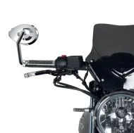 Motorcycle mirrors BARRACUDA SKIN RETRO STONE CHROME