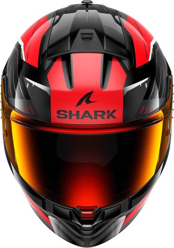 Κράνος SHARK RIDILL 2 BERSEK ΜΑΥΡΟ/ΛΕΥΚΟ/ΚΟΚΚΙΝΟ