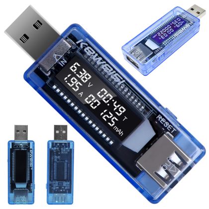 Voltmetru USB - ampermetru și tester de tensiune