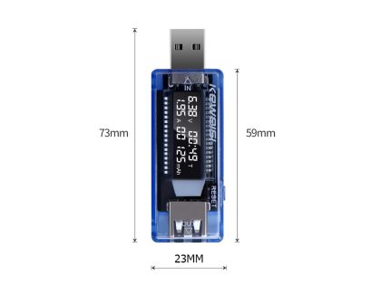 Voltmetru USB - ampermetru și tester de tensiune
