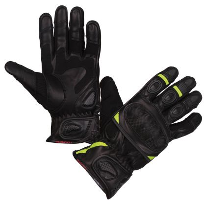 Modeka Sahara Traveller Short Gloves Black/Yellow