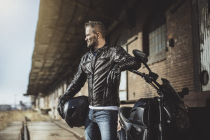 Geacă moto din piele Modeka Ruven