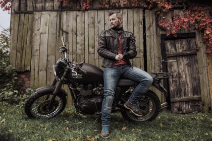 Geacă moto din piele Modeka Ruven