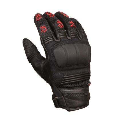 Motorcycle gloves Modeka Ennos Black/Red