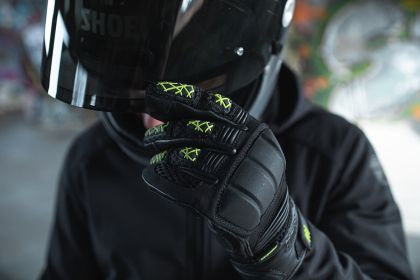 Γάντια μοτοσικλέτας Modeka Ennos Μαύρο/Κίτρινο