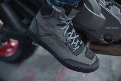 Modeka Konrod Grey/Black Motorcycle Sneakers