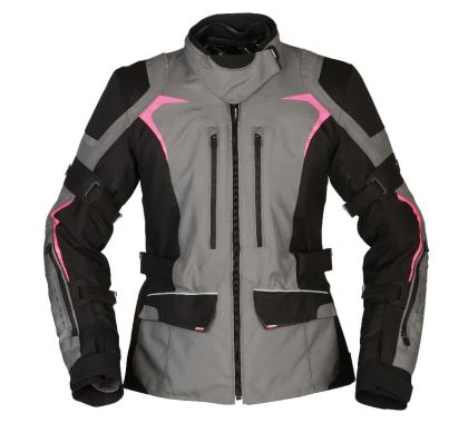Γυναικείο μπουφάν μοτοσικλέτας Modeka Elaya Γκρι/Μαύρο