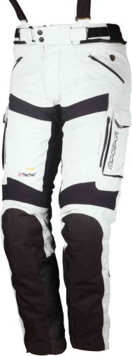 Pantaloni de damă Modeka Tacoma Negru/Gri deschis