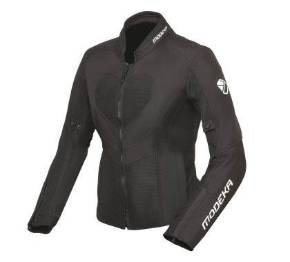Γυναικείο καλοκαιρινό μπουφάν μοτοσικλέτας Modeka Emma Air Black