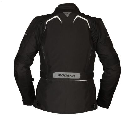 Women's motorcycle jacket Modeka Elaya Black/White