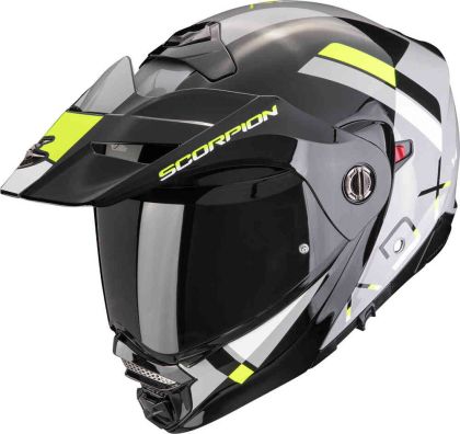 Каска Scorpion Exo ADX-2 Galane Black/Grey/Yellow