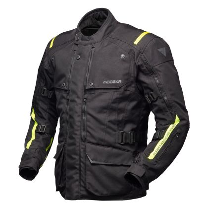 Μπουφάν Modeka Varus Μαύρο/Κίτρινο