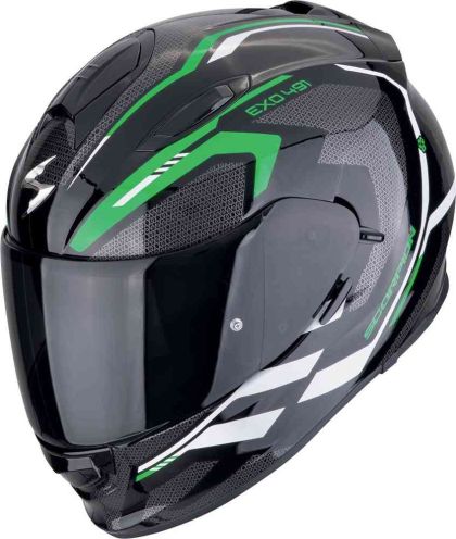 Каска Scorpion Exo 491 Kripta Black/Green/White