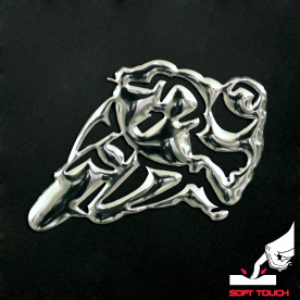 3D αυτοκόλλητο ONEDESIGN ECOMOCROP CHROME