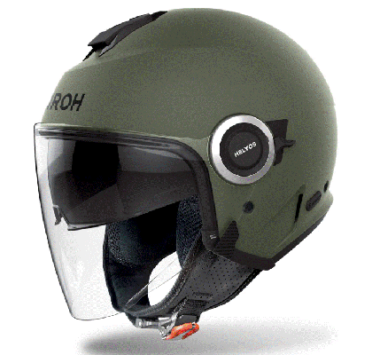 Κράνος σκούτερ AIROH HELYOS MILITARY GREEN