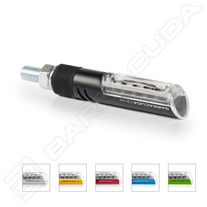 Ένδειξη μοτοσικλέτας LED BARRACUDA IDEA B-LUX BLACK