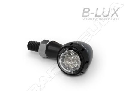 Indicatoare LED pentru motociclete BARRACUDA S-LED B-LUX NEGRU