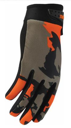 Motocross gloves THOR LAUNCHMODE HUNTER ORANGE/BLACK