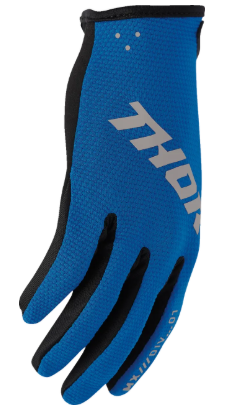 Γάντια μοτοκρός THOR RIDEMODE ΣΤΑΤΙΚΟ ΜΠΛΕ