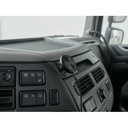 Magnetic car phone holder with wireless charging and adhesive mount OPTILINE Mag Wireless Stick
