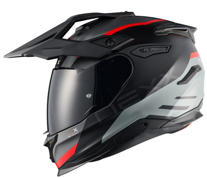 Casca de aventura NEXX Y.TRAVL QUEST BLACK RED