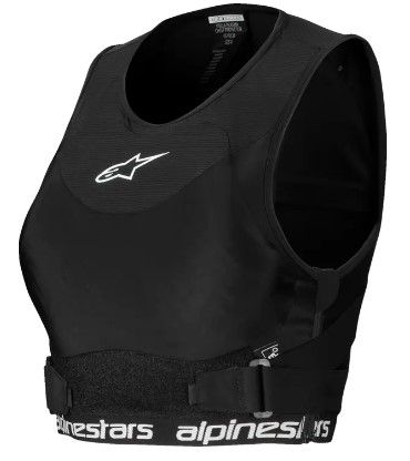 Vestă de protecție pentru femei ALPINESTARS Stella PLASMA CHEST NEGRU/ALB