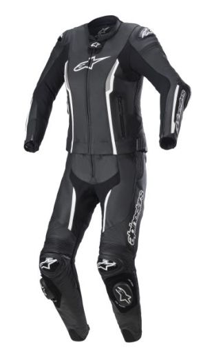Echipament piele ALPINESTARS STELLA MISSILE V2 NEGRU/ALB pentru femei