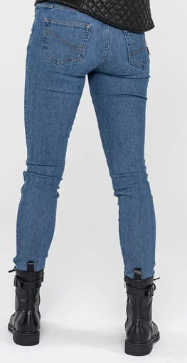 Γυναικείο τζιν μοτοσικλέτας JOHN DOE RUBY ΑΝΟΙΧΤΟ ΜΠΛΕ