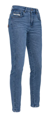 Γυναικείο τζιν μοτοσικλέτας JOHN DOE RUBY ΑΝΟΙΧΤΟ ΜΠΛΕ