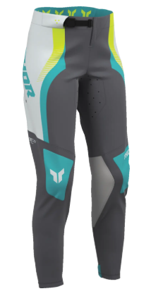 Women's Motocross Breeches THOR SPORTMODE VELOCITY GRAY/AQUA